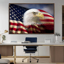 American Flag Eagle Symbol Wall Art, American Flag Eagle by MyGreatCanvas | Canvas Wall Art Prints | Photo Prints & Wall Decor