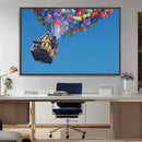 Carl Fredricksen, Up Movie Wall Art, Balloons Wall Art, Air