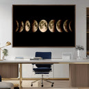 Phases of the Moon Wall Art | Canvas Print for Modern Wall by MyGreatCanvas | Canvas Wall Art Prints | Photo Prints & Wall Decor