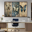Butterfly Wall Art Trio | Vintage Butterfly Canvas Print | by MyGreatCanvas | Canvas Wall Art Prints | Photo Prints & Wall Decor
