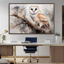 Barn Owl Wall Art | Watercolor Barn Owl Canvas Print | by MyGreatCanvas | Canvas Wall Art Prints | Photo Prints & Wall Decor