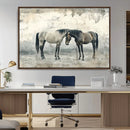 Chines Style Majestic Horses Wall Art | Ready to Hang and