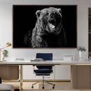 Bear Canvas Print | Wildlife Wall Art for Cabin Decor |