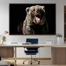 Grizzly Bear Canvas Print | Wildlife Wall Art for Cabin by MyGreatCanvas | Canvas Wall Art Prints | Photo Prints & Wall Decor