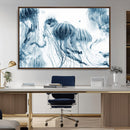 Abstract Jellyfish Canvas Print Wall Art