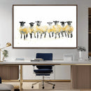 Farmhouse Wall Art Sheep Print | Ready to Hang Framed Canvas by MyGreatCanvas | Canvas Wall Art Prints | Photo Prints & Wall Decor