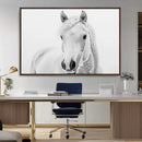 Majestic White Horse Wall Art | Ready to Hang and Framed |