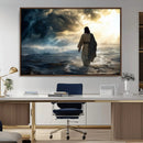Jesus Walking Water Wall Art – Inspirational Christian