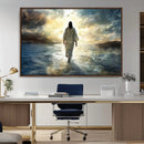 Jesus Walking on Water Wall Art | Canvas Print | Ready to