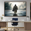 Jesus Walking on Water Wall Art | Canvas Print | Ready to