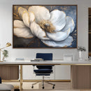 White Magnolia Flower Wall Art Canvas Print | Abstract by MyGreatCanvas | Canvas Wall Art Prints | Photo Prints & Wall Decor