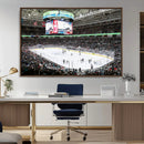 Sharks Arena Blackhawks Sharks Ice Hockey Stadium Wall Art by MyGreatCanvas | Canvas Wall Art Prints | Photo Prints & Wall Decor