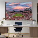 Carter-Finley Stadium Art Sunset Game Triple Canvas Wall Art