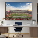 Framed Houston Cougars Football Team Print - Houston TDECU by MyGreatCanvas | Canvas Wall Art Prints | Photo Prints & Wall Decor