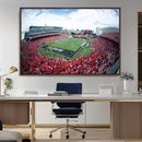 Cincinnati Bearcats Football Team Print - Nippert Stadium Wall Art Canvas Print