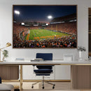 Clemson University Tigers Art Print, Football Team Print -