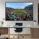 Michigan State Spartans Football Team Art Print - East