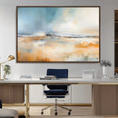 Abstract Landscape Wall Art Canvas Print - Warm Tones of