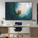 Powerful Jesus Canvas Print - Hand of Salvation,