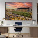 University of Wyoming Cowboys Football Team Print - Laramie by MyGreatCanvas | Canvas Wall Art Prints | Photo Prints & Wall Decor