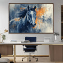 Abstract Blue Horse Wall Art Print Canvas | Horse Wall Art by MyGreatCanvas | Canvas Wall Art Prints | Photo Prints & Wall Decor