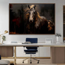 Abstract Black Horse Canvas Print for Farmhouse Wall Art | by MyGreatCanvas | Canvas Wall Art Prints | Photo Prints & Wall Decor