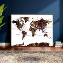 World Map Canvas Print – Detailed Map of the World Wall Art by MyGreatCanvas | Canvas Wall Art Prints | Photo Prints & Wall Decor