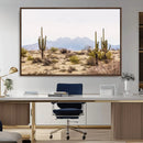 Desert Cactus Canvas Wall Art – Serene Southwestern Arizona by MyGreatCanvas | Canvas Wall Art Prints | Photo Prints & Wall Decor