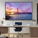 Golden Gate Bridge Wall Art Canvas Print – Framed San by MyGreatCanvas | Canvas Wall Art Prints | Photo Prints & Wall Decor
