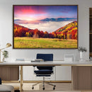 Autumn Mountain Foggy Landscape Wall Art Canvas Print | by MyGreatCanvas | Canvas Wall Art Prints | Photo Prints & Wall Decor