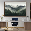 Misty Forest Canvas Print Wall Art Premium Canvas Print a