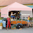 17 Feet x 10 Feet Foldable Pop Up Canopy with Adjustable Instant Sun Shelter by LJGDeals