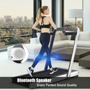 4.75HP 2 In 1 Folding Treadmill with Remote APP Control by LJGDeals