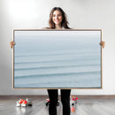 Ocean Waves Wall Art Canvas Print – Framed Solo Surfer Wave