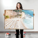 Beach Wall Art Canvas Print – Framed Coastal Seascape Summer