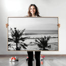 Tropical Coastline Wall Art Canvas Print – Framed Palm Trees by MyGreatCanvas | Canvas Wall Art Prints | Photo Prints & Wall Decor