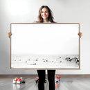 Monochrome Swimming Wall Art Canvas Print – Framed Ocean by MyGreatCanvas | Canvas Wall Art Prints | Photo Prints & Wall Decor
