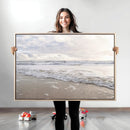 Ocean Waves Wall Art Canvas Print – Framed Coastal Shoreline by MyGreatCanvas | Canvas Wall Art Prints | Photo Prints & Wall Decor
