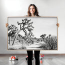 Joshua Tree Wall Art Canvas Print – Framed Desert Path Art by MyGreatCanvas | Canvas Wall Art Prints | Photo Prints & Wall Decor