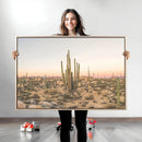 Desert Cactus Wall Art Canvas Print – Framed Desert Art by MyGreatCanvas | Canvas Wall Art Prints | Photo Prints & Wall Decor