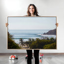 Tropical Beach Scene Wall Art Canvas Print – Framed Coastal by MyGreatCanvas | Canvas Wall Art Prints | Photo Prints & Wall Decor