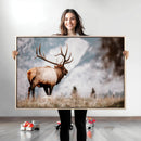 Elk Photography Wall Art Canvas Print – Framed Mountain by MyGreatCanvas | Canvas Wall Art Prints | Photo Prints & Wall Decor