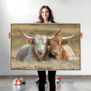 Cow Wall Art Canvas Print – Framed Rustic Animal Decor with by MyGreatCanvas | Canvas Wall Art Prints | Photo Prints & Wall Decor