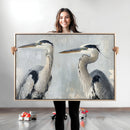 Blue Heron Wall Art Canvas Print – Coastal Bird by MyGreatCanvas | Canvas Wall Art Prints | Photo Prints & Wall Decor