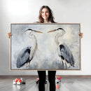 Heron Wall Art Wall Art Canvas Print, Framed Bird Canvas by MyGreatCanvas | Canvas Wall Art Prints | Photo Prints & Wall Decor