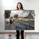Longhorn Wall Art Canvas Print – Framed Texas Canvas Picture by MyGreatCanvas | Canvas Wall Art Prints | Photo Prints & Wall Decor