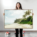 Relaxing Beach Wall Art Canvas Print – Framed Ocean View Art by MyGreatCanvas | Canvas Wall Art Prints | Photo Prints & Wall Decor