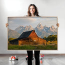 Rustic Barn Wall Art Canvas Print – Framed Western Landscape by MyGreatCanvas | Canvas Wall Art Prints | Photo Prints & Wall Decor