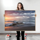 Ocean Sunset Wall Art Canvas Print – Framed Serene Coastal by MyGreatCanvas | Canvas Wall Art Prints | Photo Prints & Wall Decor