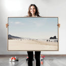Minimalist Beach Wall Art Canvas Print – Framed Coastal by MyGreatCanvas | Canvas Wall Art Prints | Photo Prints & Wall Decor
